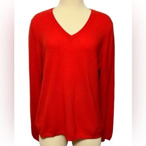 NWOT! Charter Club Cashmere V-Neck Sweater XL